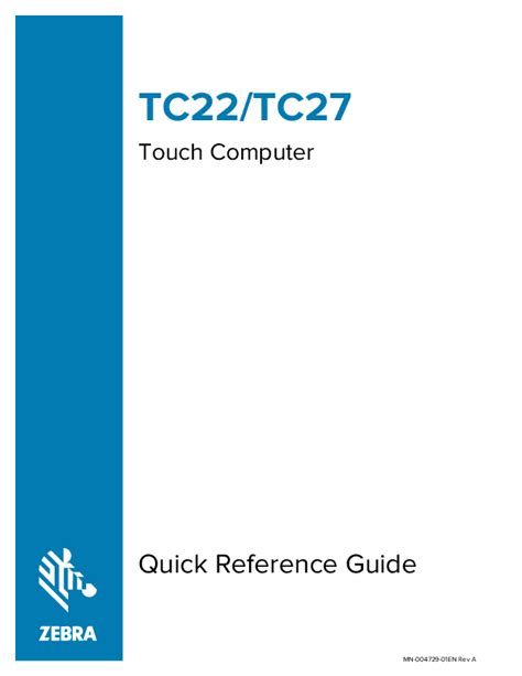 TC22/TC27 Quick Start Guide 